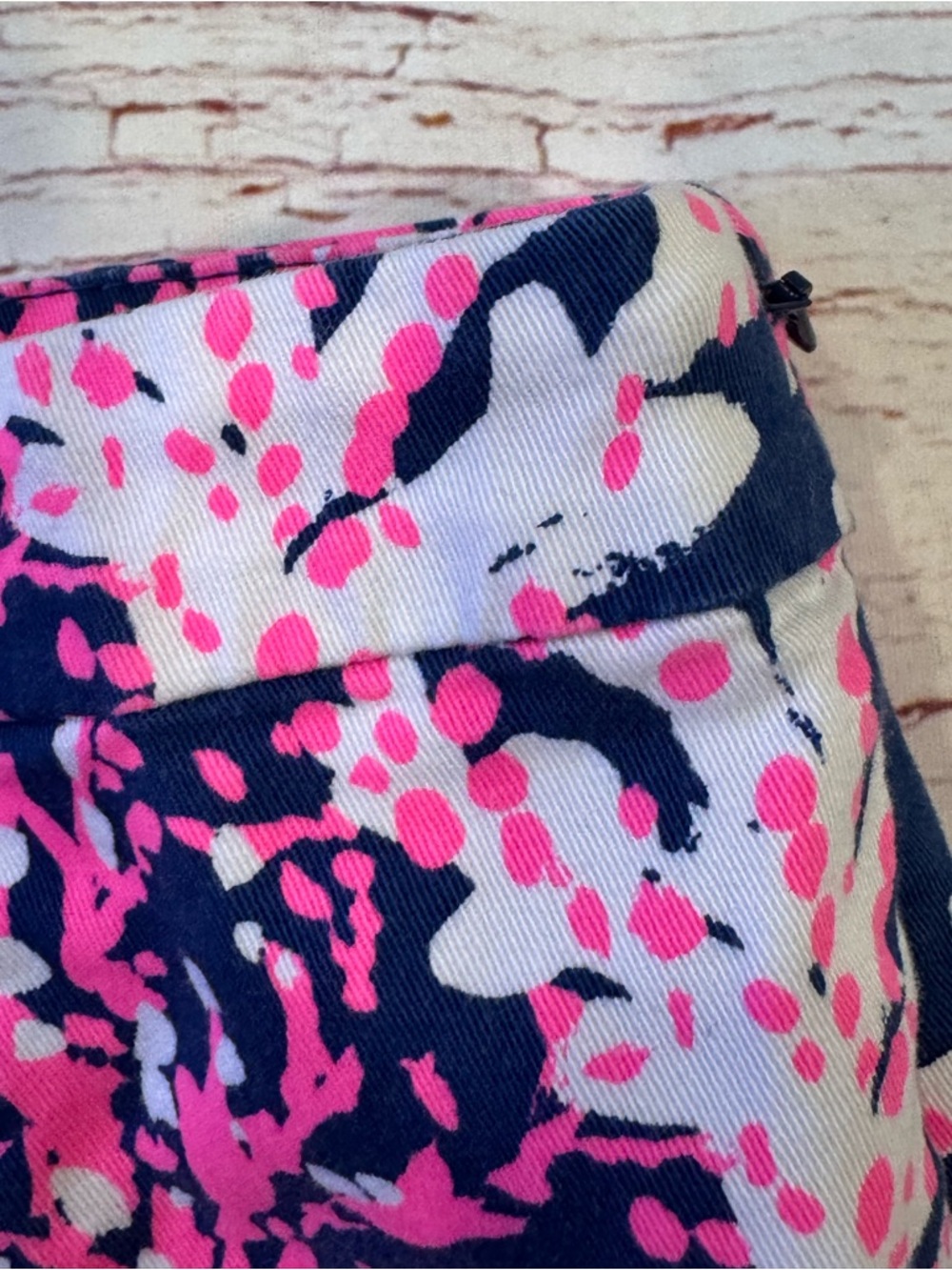 Lilly Pulitzer Hazelle Stretch Short in Nauti Navy Beyond The Sea Sz 10 - Picture 7 of 12